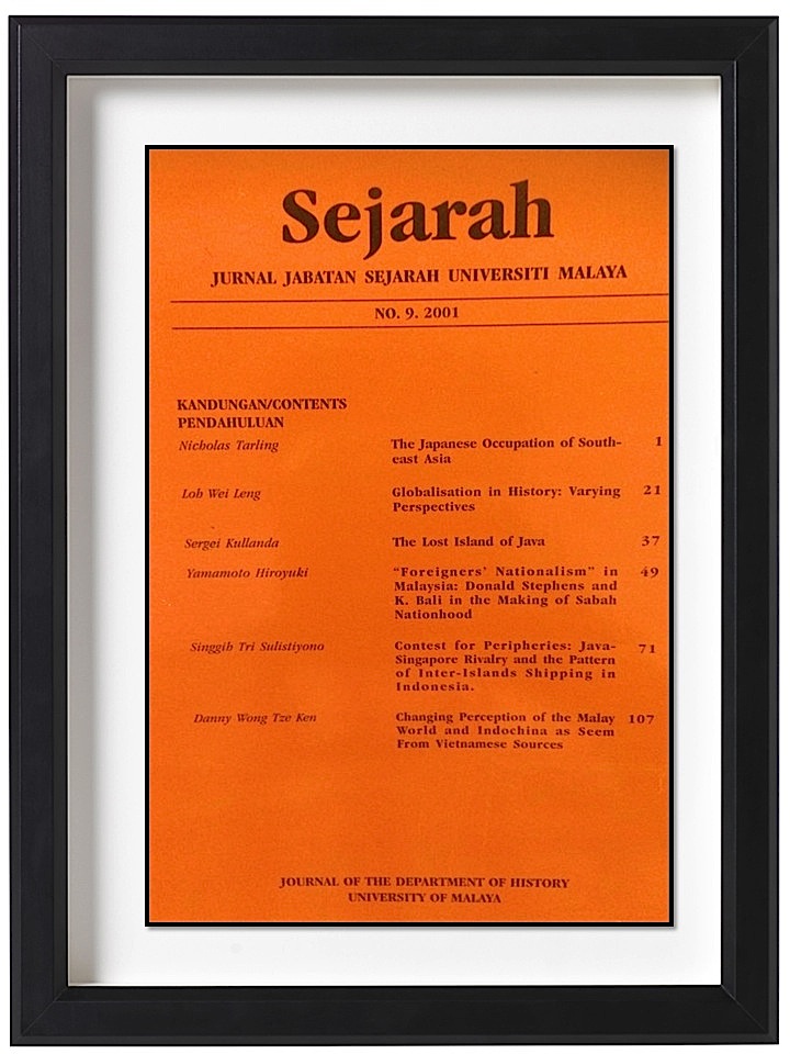 					View Vol. 9 No. 9 (2001): SEJARAH
				