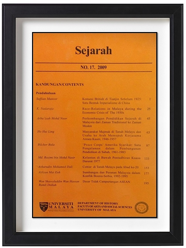					View Vol. 17 No. 17 (2009): SEJARAH
				