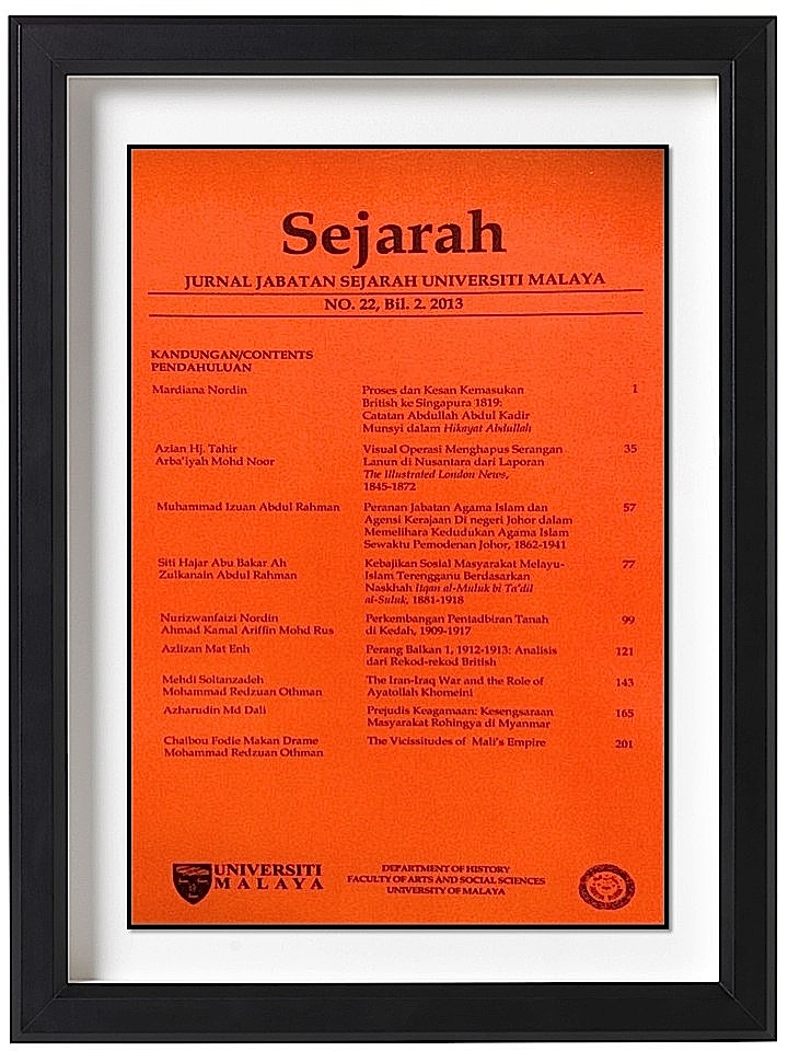 					View Vol. 22 No. 2 (December) (2013): SEJARAH
				