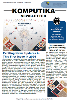 					View Vol. 3 No. 1 (2026): Komputika Newsletter - April 2026 Issue
				