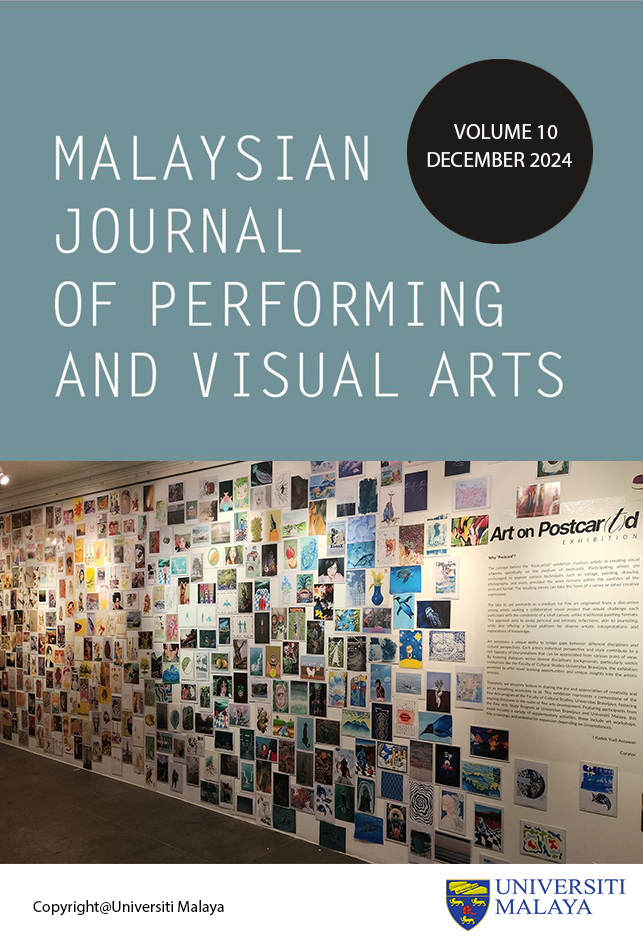 					View Vol. 10 No. 1 (2024): Malaysian Journal of Performing and Visual Arts
				