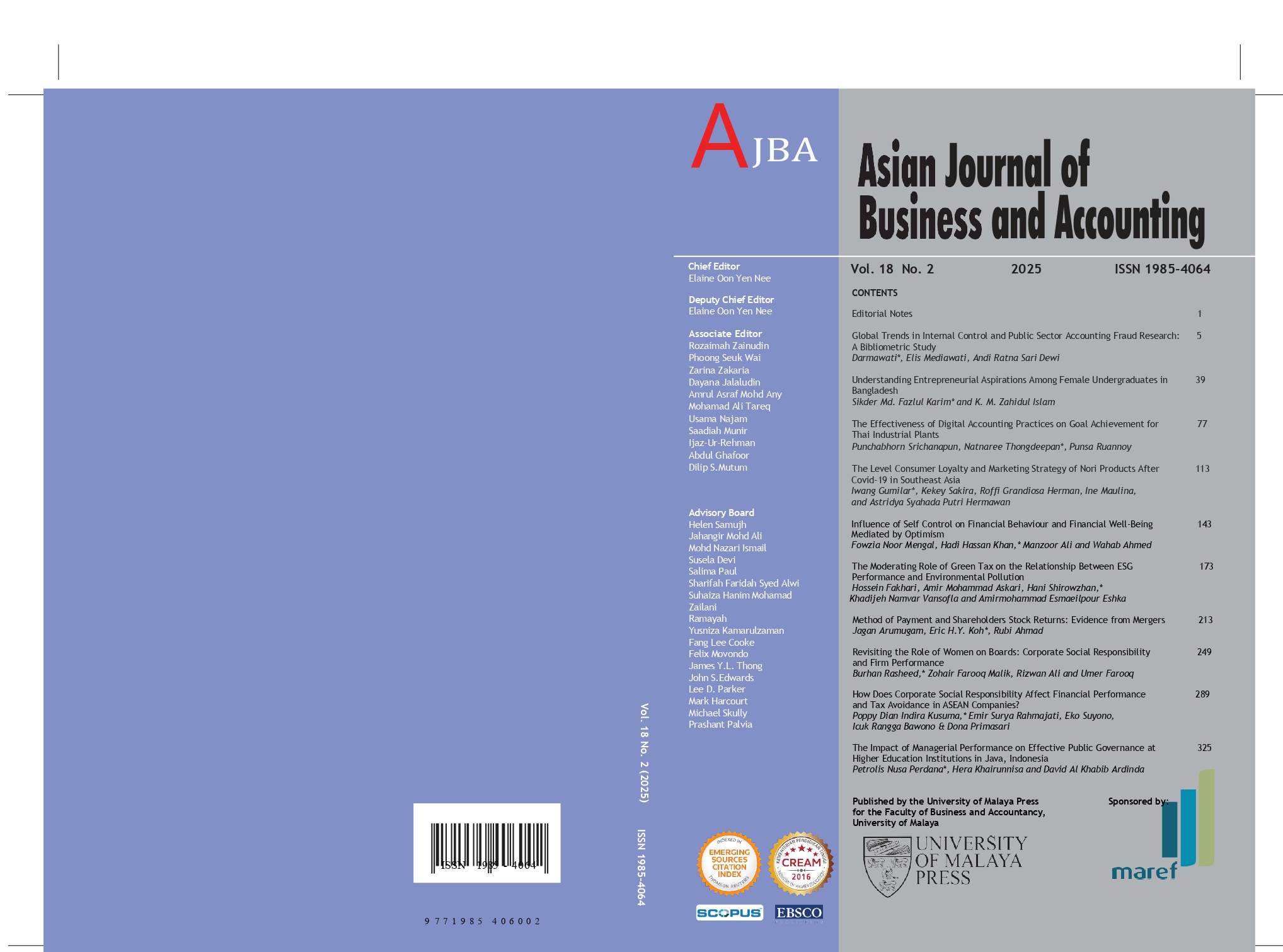 					View Volume 18, No 2 (2025)
				