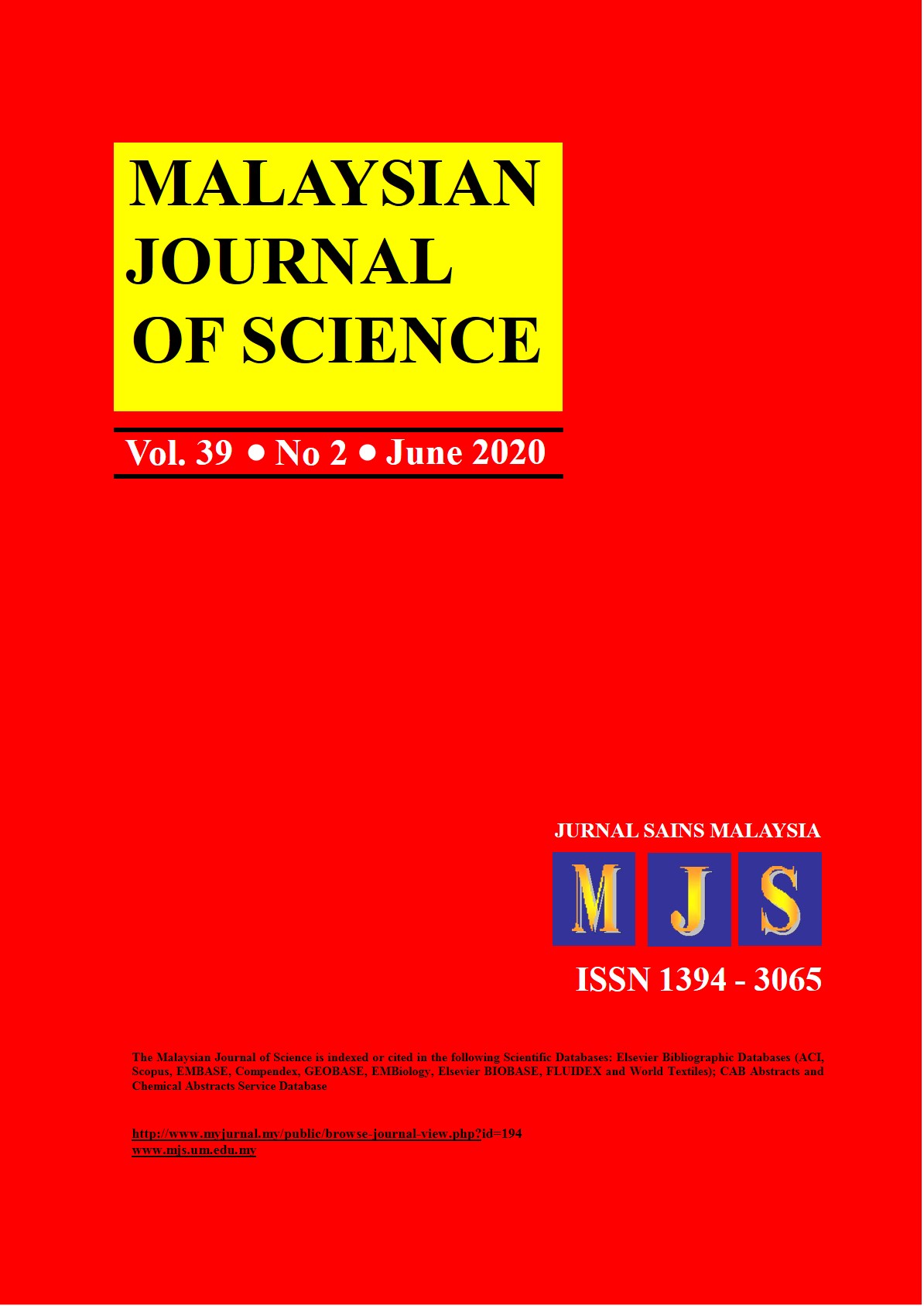Malaysian Journal of Science