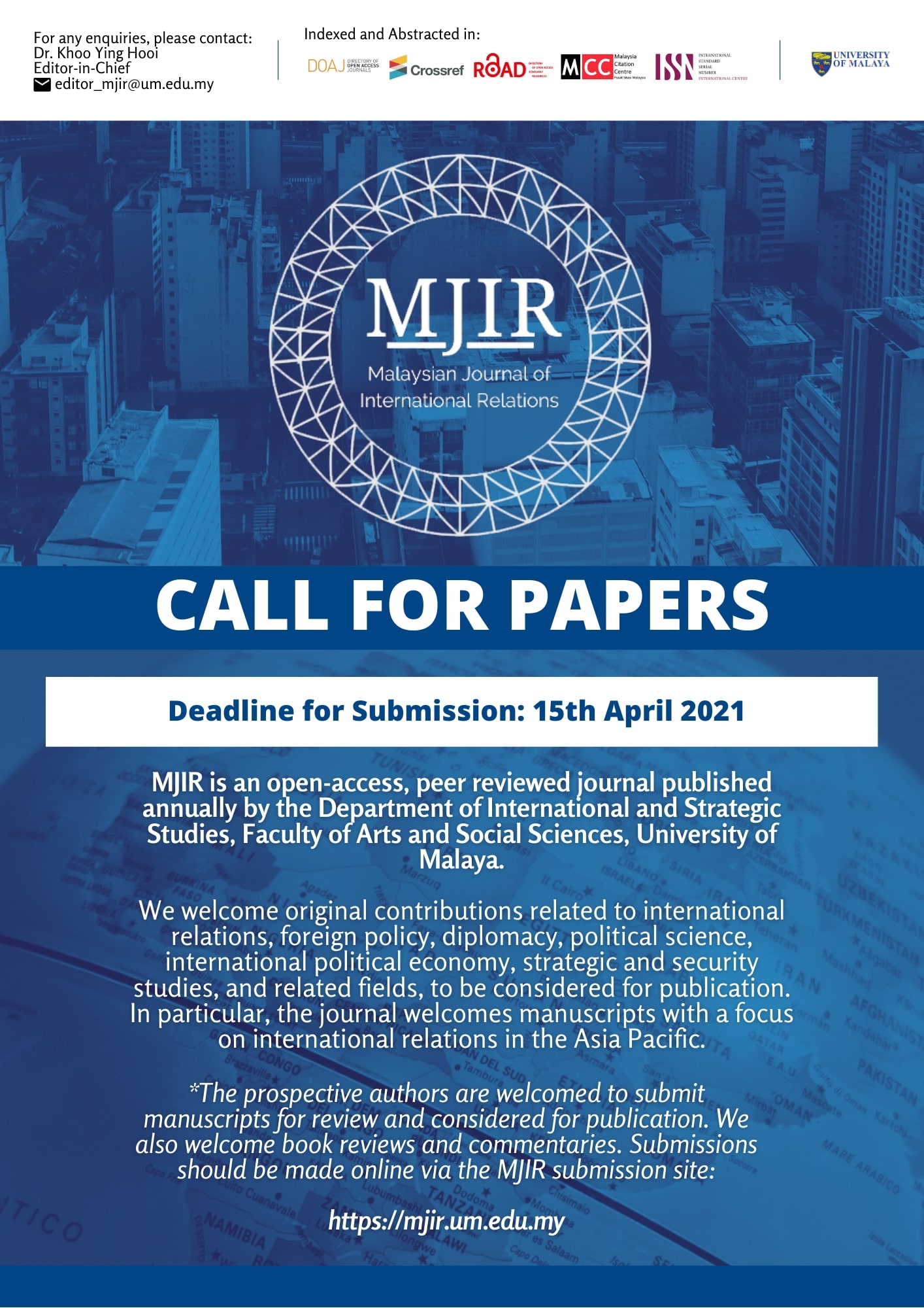 MJIR  Malaysian Journal of International Relations